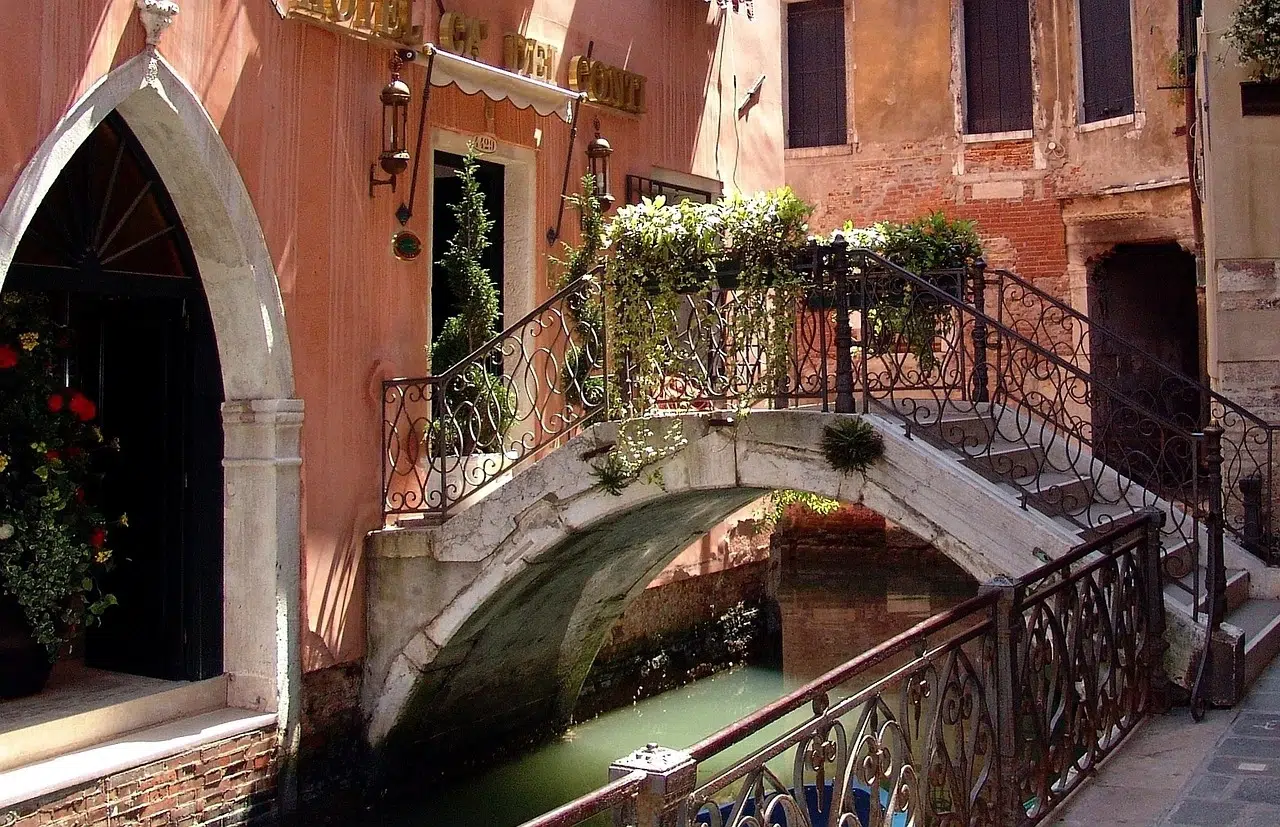 An iconic canal in Venice, 1 hour 20 minutes by train from Verona
