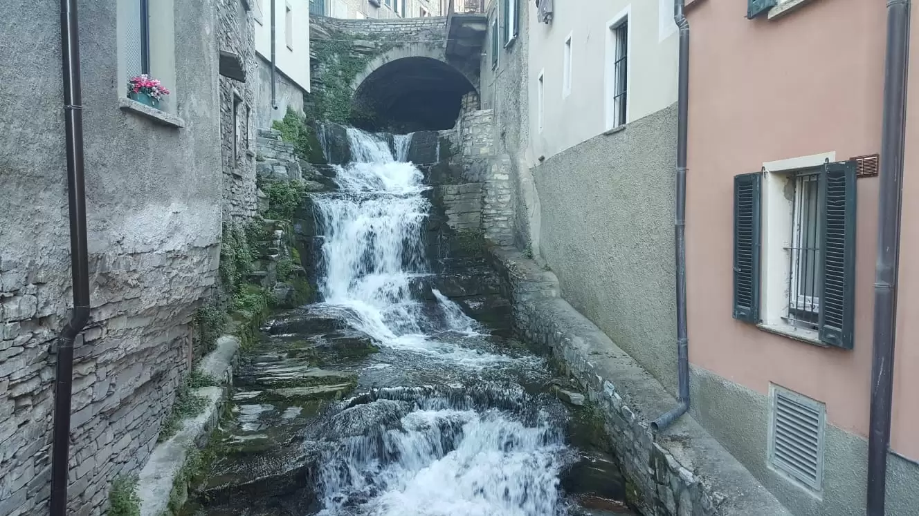river on Lake Como